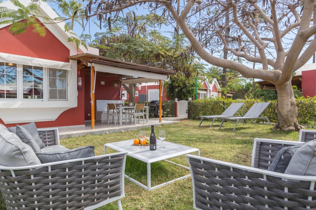 Lightbooking Tunos 73 Maspalomas Gran Jardin Y Barbacoa Экстерьер фото