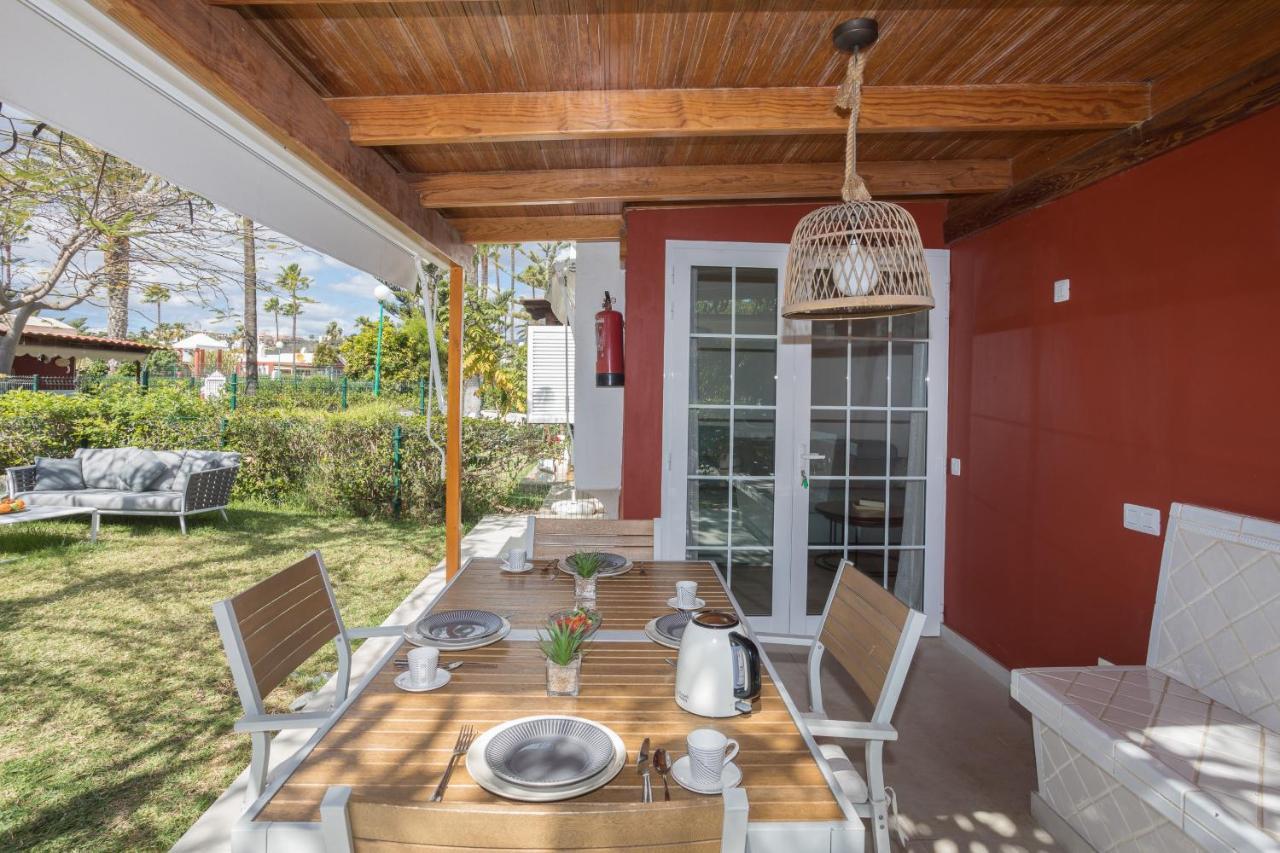 Lightbooking Tunos 73 Maspalomas Gran Jardin Y Barbacoa Экстерьер фото