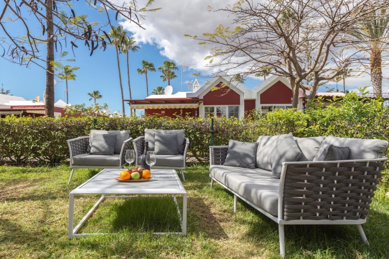 Lightbooking Tunos 73 Maspalomas Gran Jardin Y Barbacoa Экстерьер фото